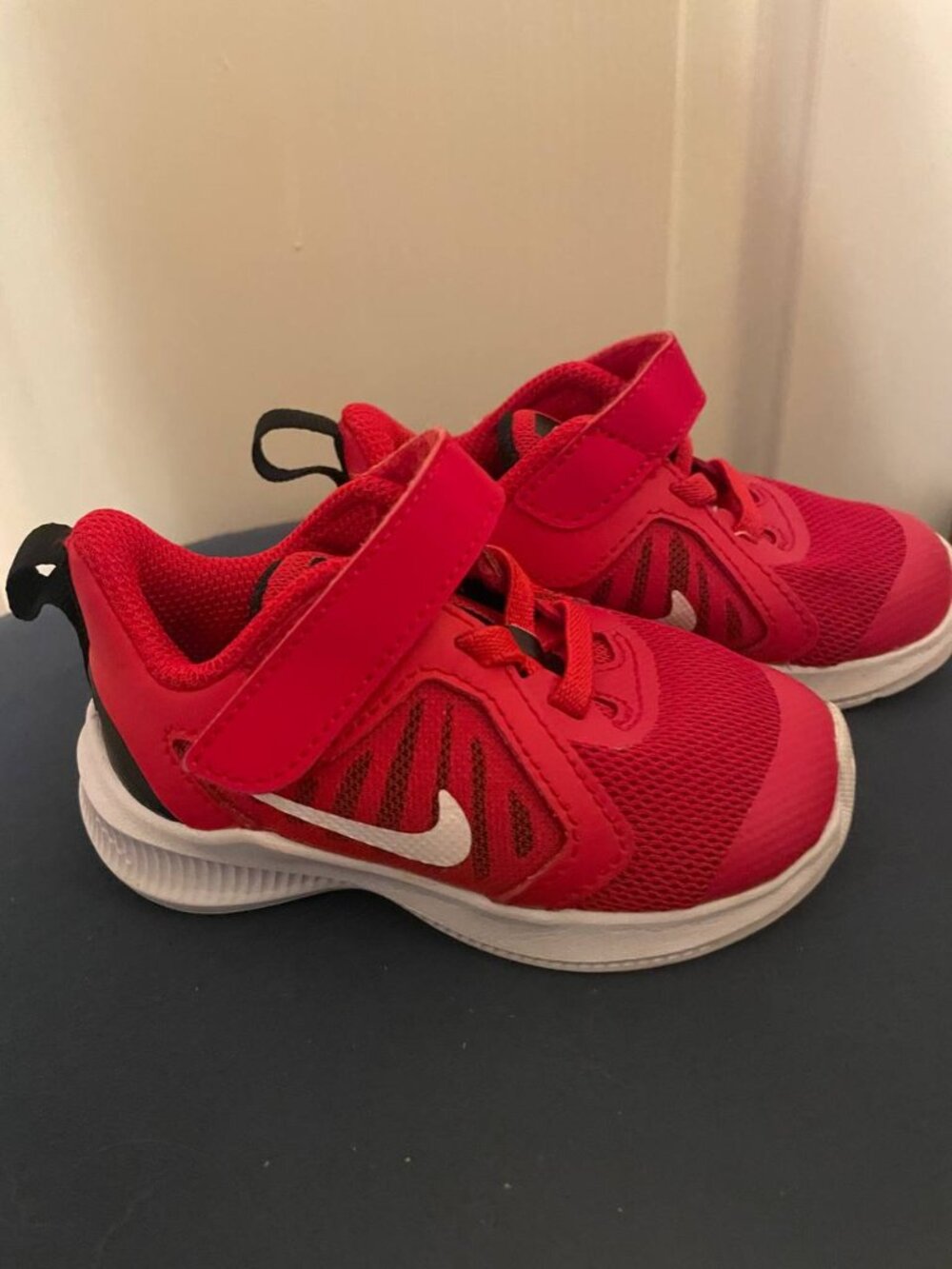 Nike Downshifter 4C Toddler Red Sneakers - Playful Athleisure Style